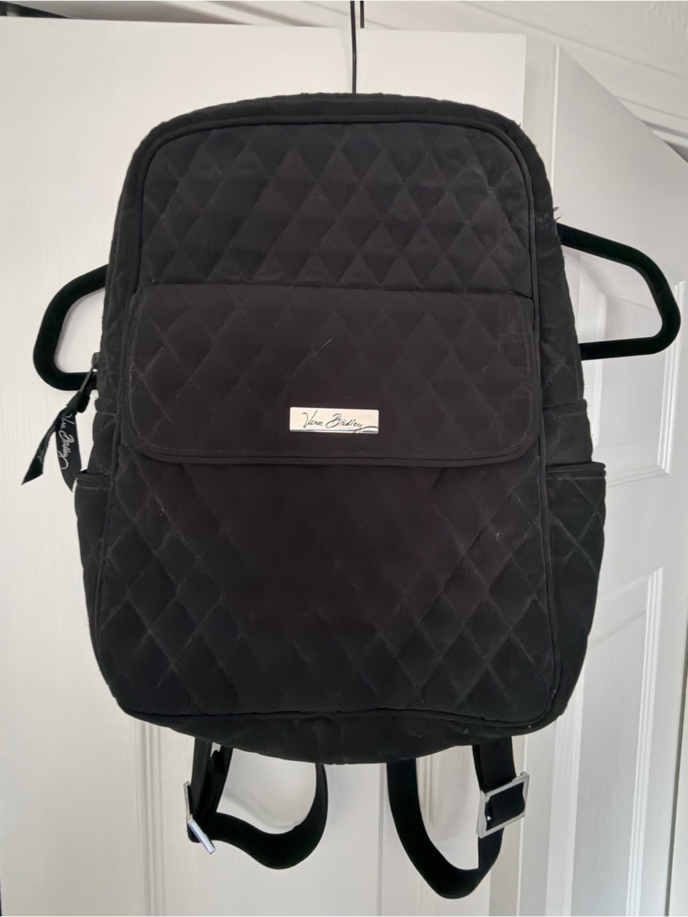 Vera Bradley Black Quilted Backpack